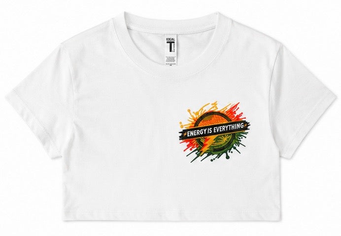 Signature White Crop T-Shirt